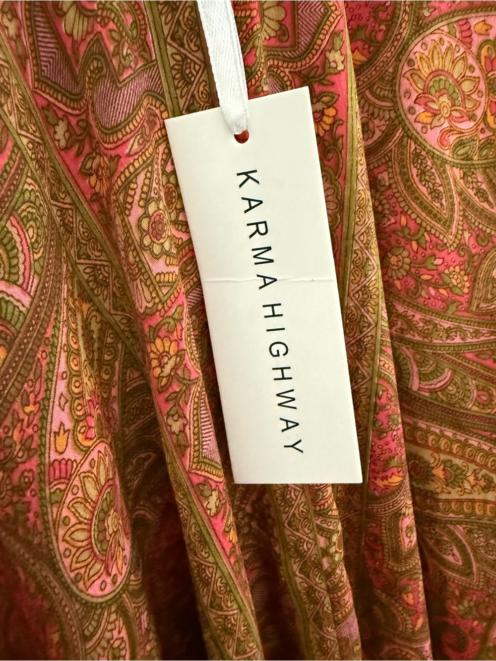 NWT Karma Highway Paisley Romper - Picture 4 of 8